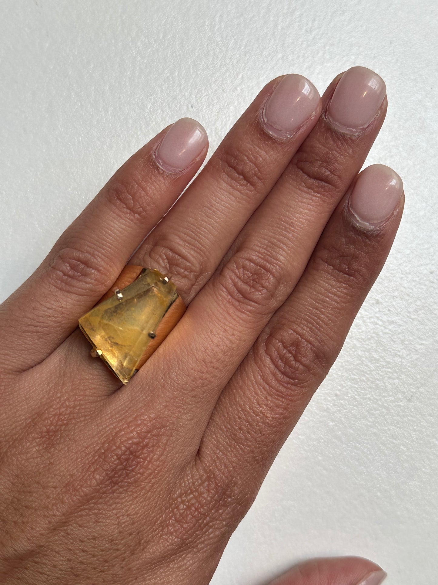 Triad Ring Citrine