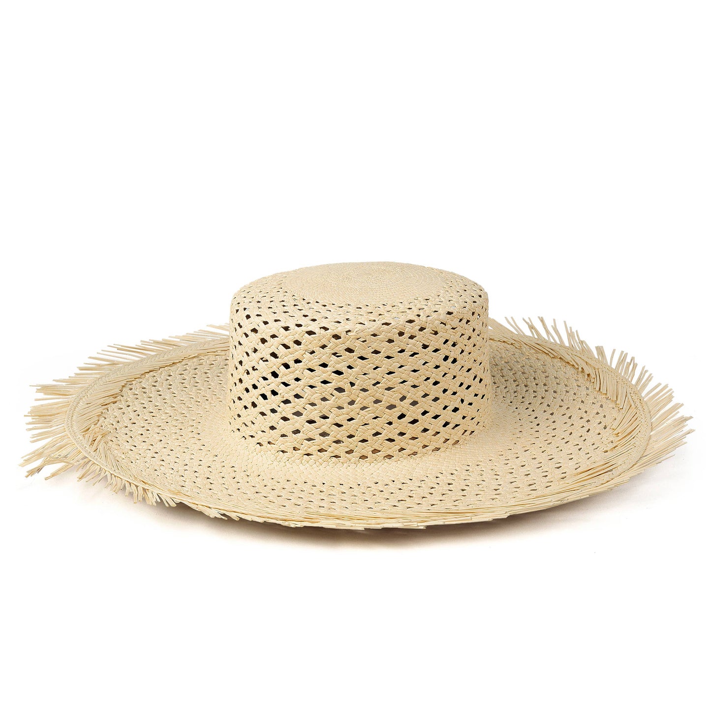 Brisa - Handmade Patterned Beach Straw Hat