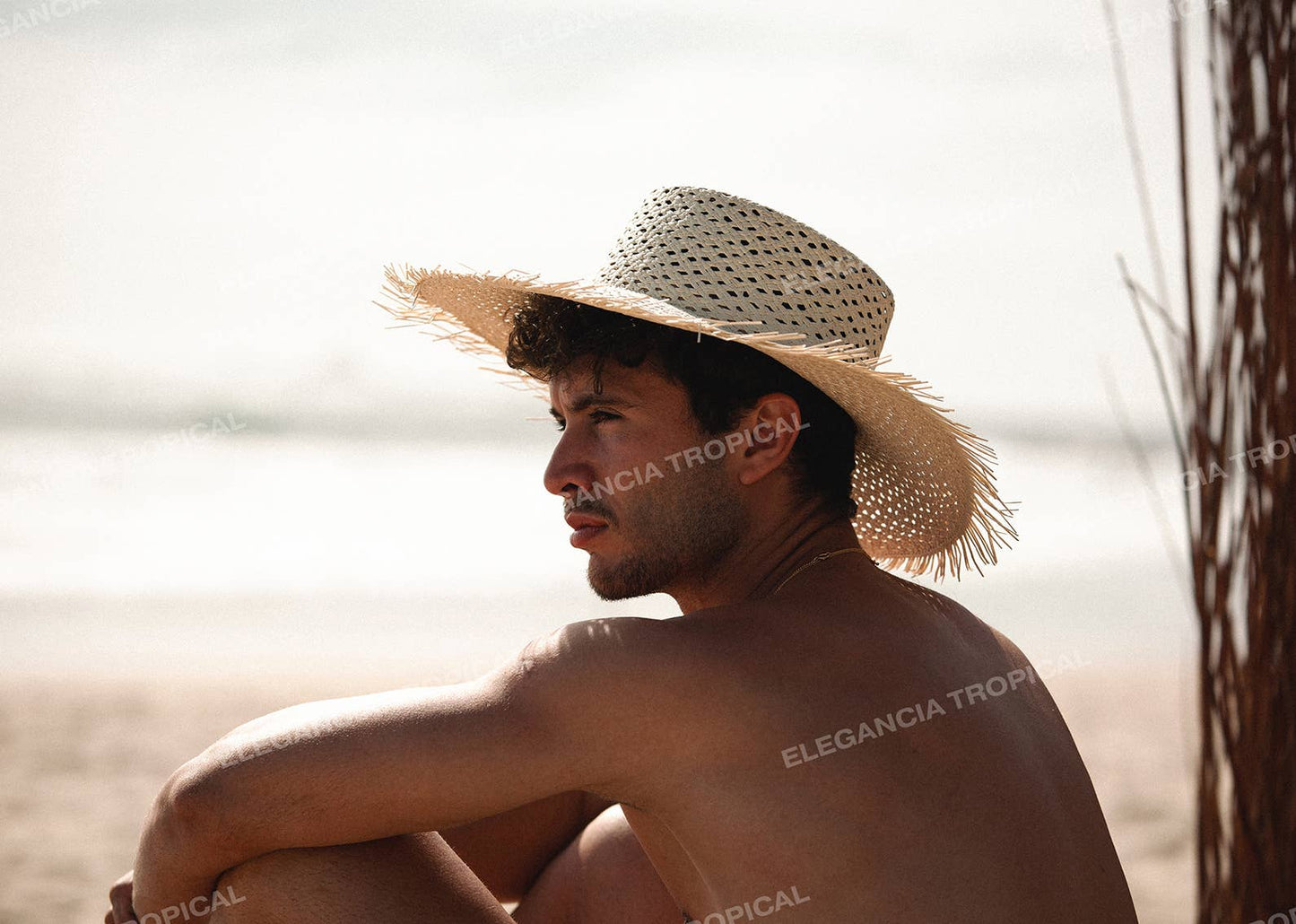Brisa - Handmade Patterned Beach Straw Hat