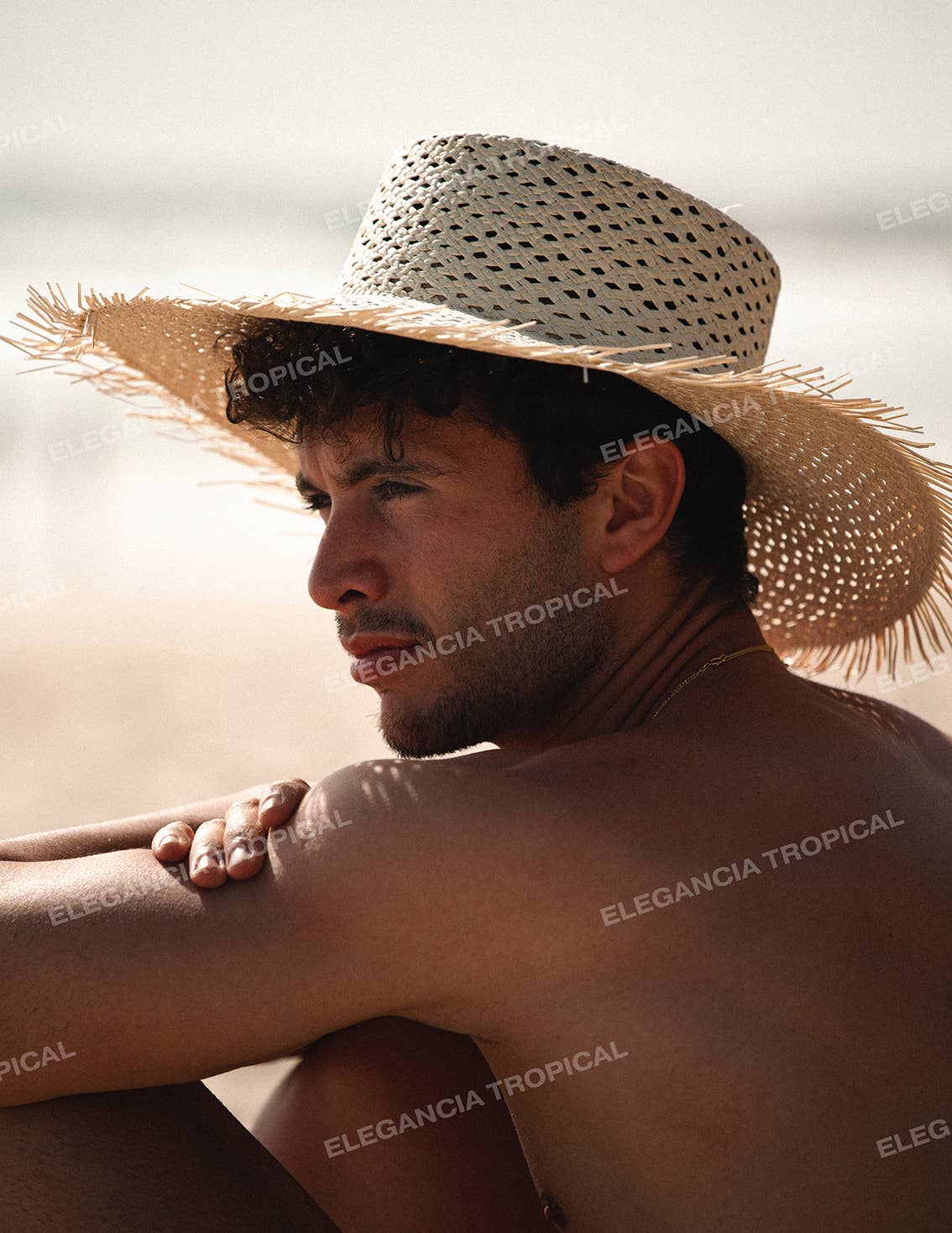 Brisa - Handmade Patterned Beach Straw Hat