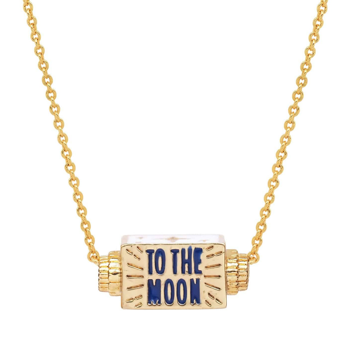 To the Moon and Back Spinner Necklace