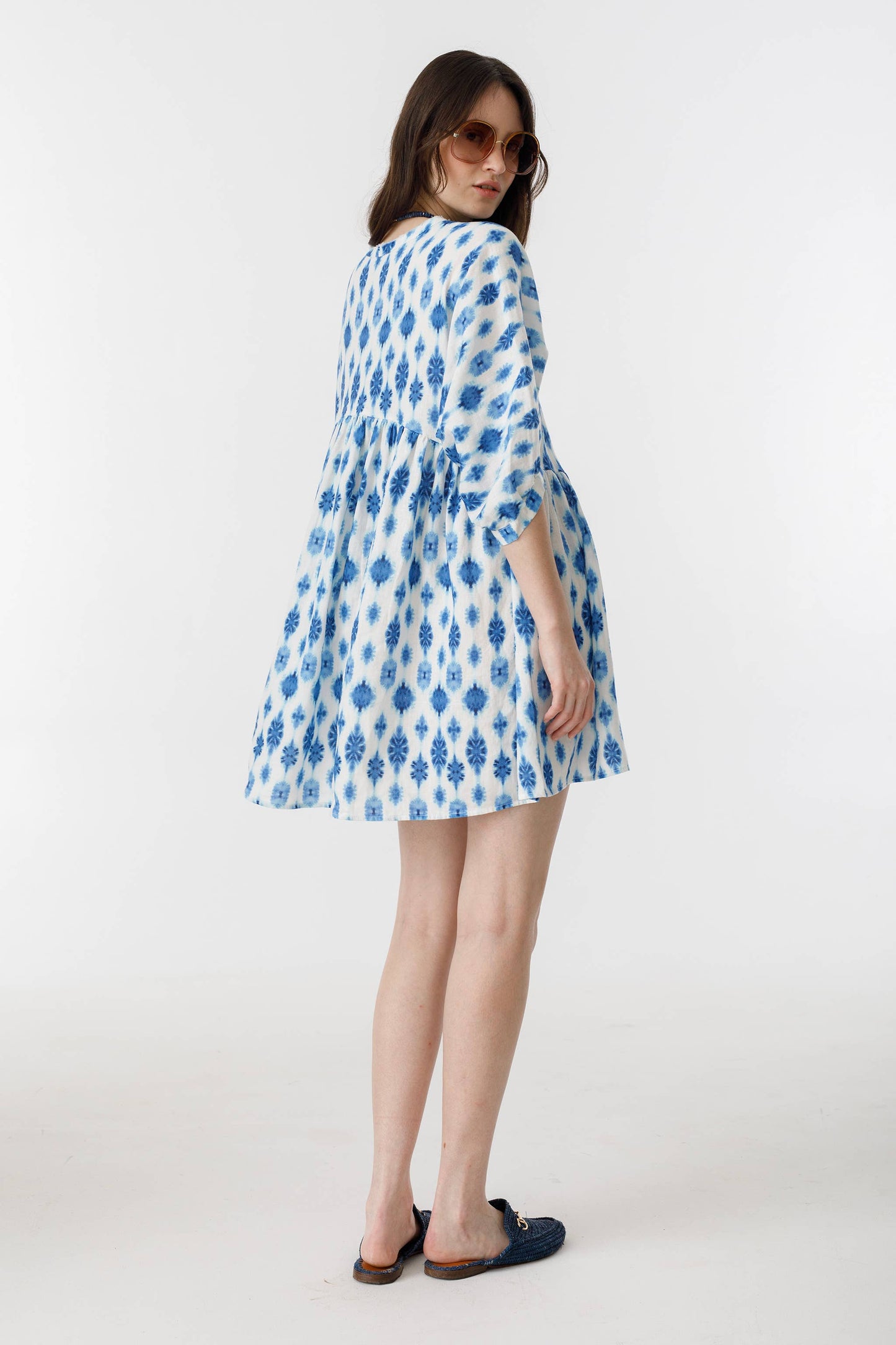 Alcala Dress - Hamptons Print