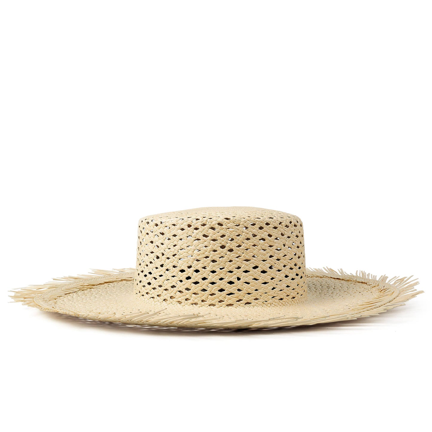 Brisa - Handmade Patterned Beach Straw Hat