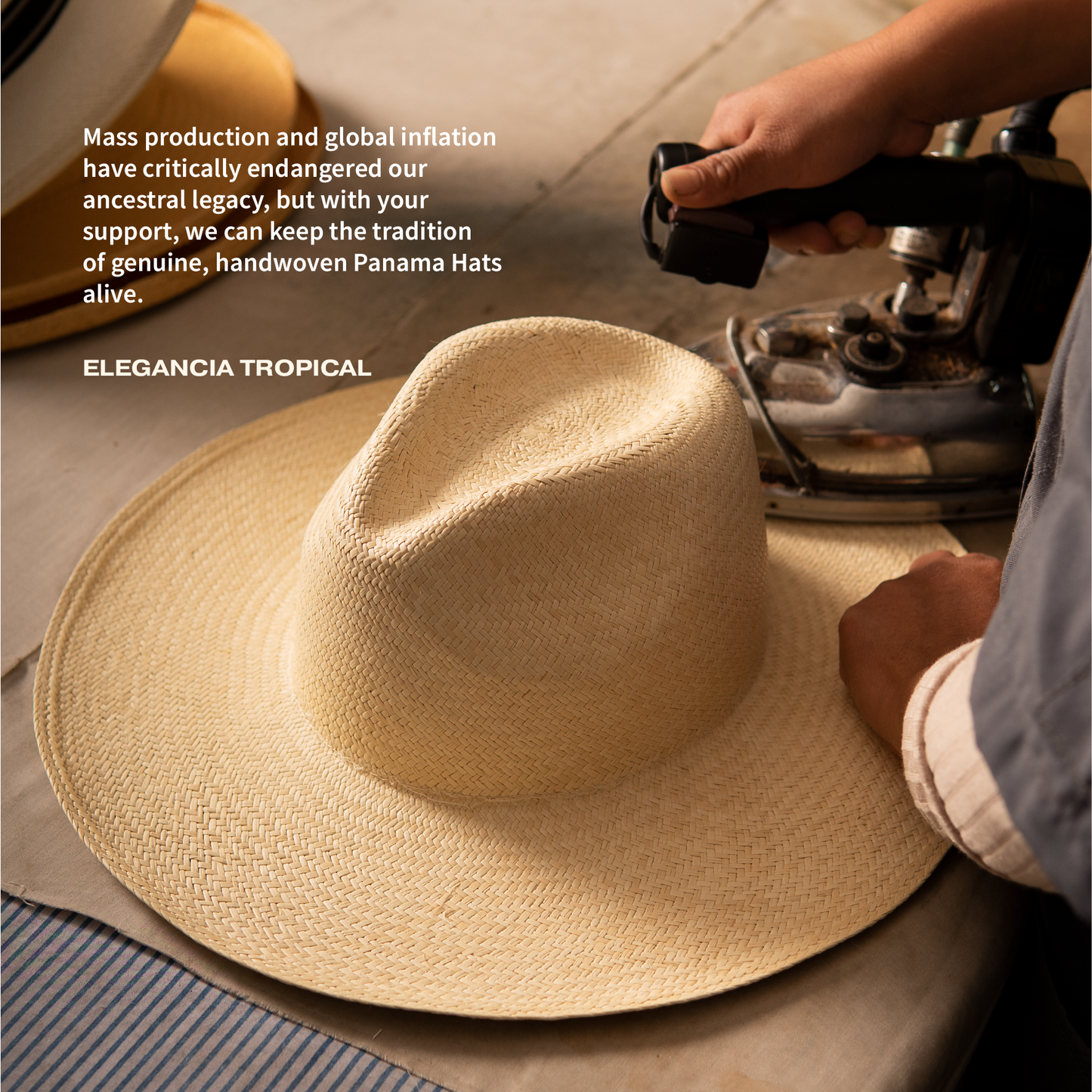 Playa Black -  Long Brim Loose Summer Straw Hat