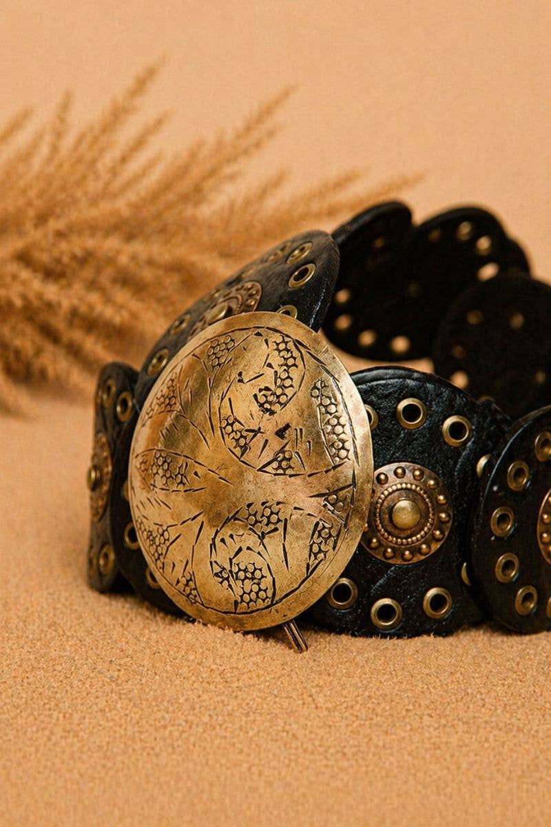 BLACK LEATHER BELT ALPHA NARROW