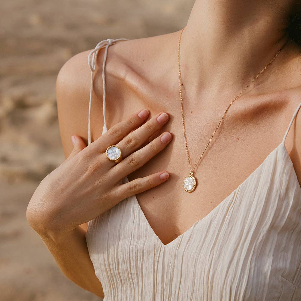 Hëna Ring | Jewelry Gold Gift Waterproof