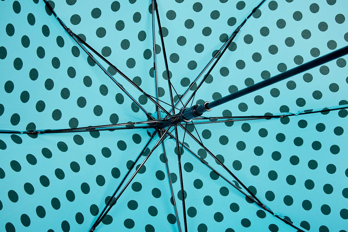 GOTTA long automatic umbrella, polka dot print