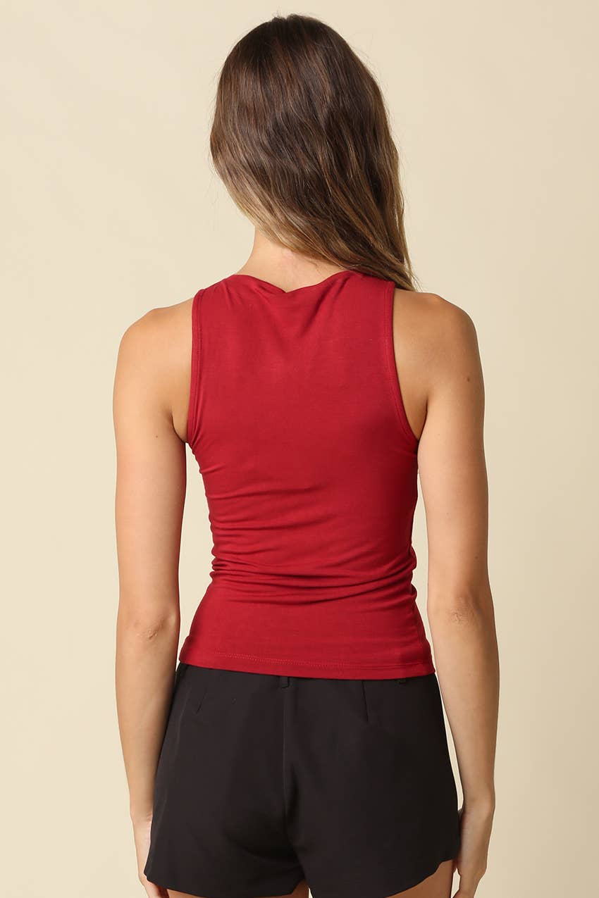 Mandy Mock Neck Tank