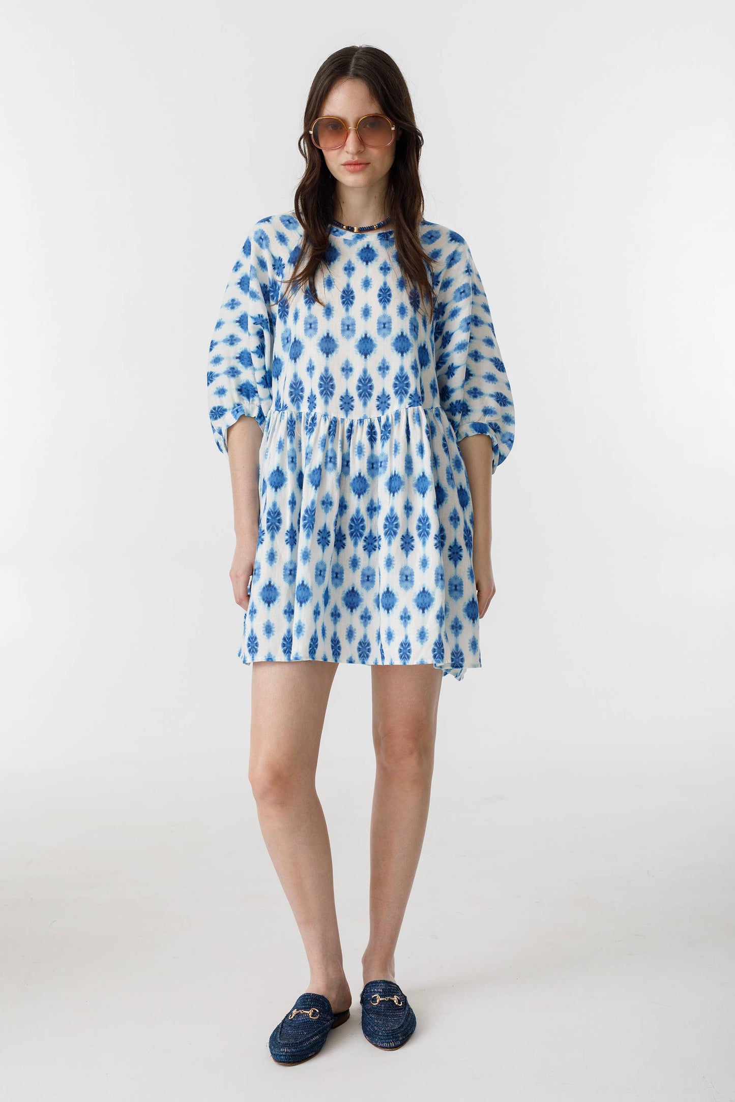 Alcala Dress - Hamptons Print