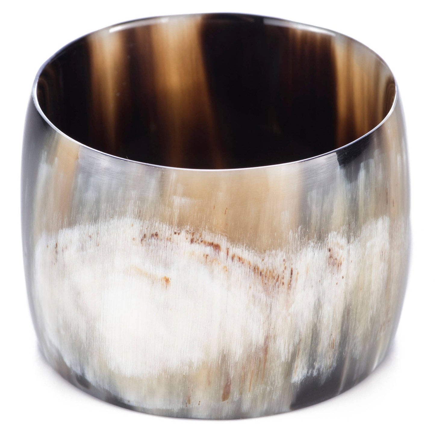 Natural Horn Wide Bangle
