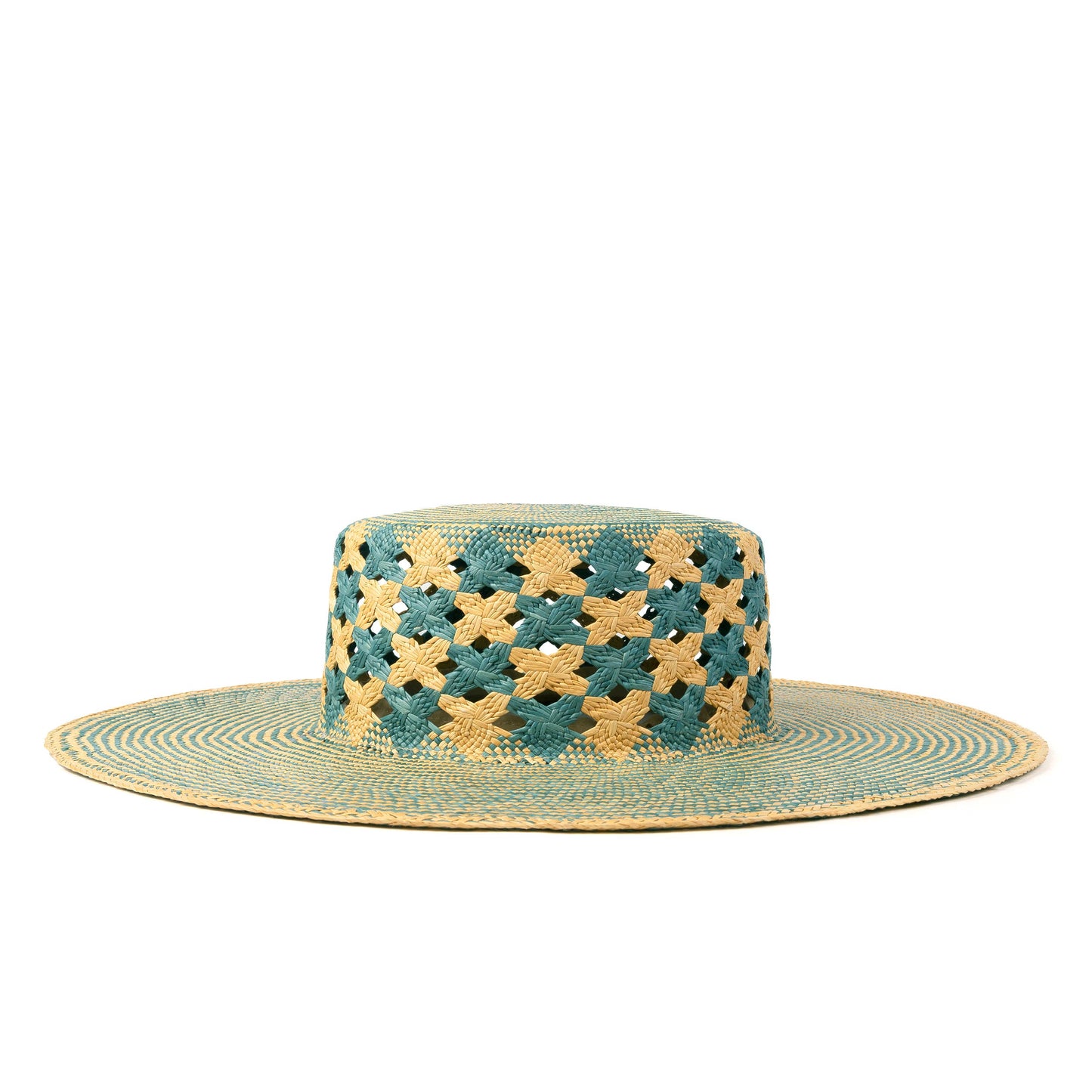 Mar Azul - Limited Edition Wide Brim Summer Straw Panama Hat