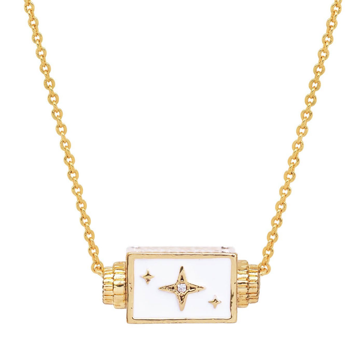To the Moon and Back Spinner Necklace
