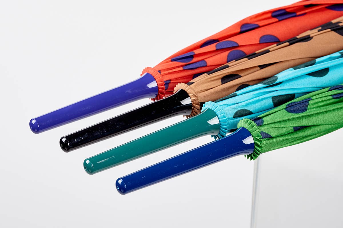 GOTTA long automatic umbrella, polka dot print