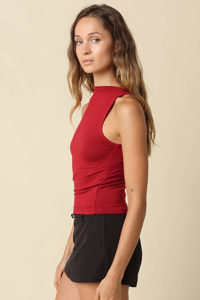 Mandy Mock Neck Tank