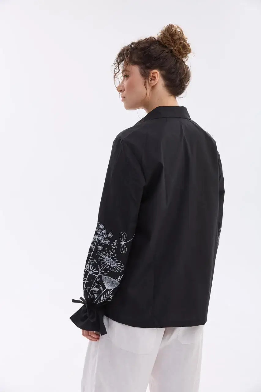 Embroidered Boho Blouse Coloryt