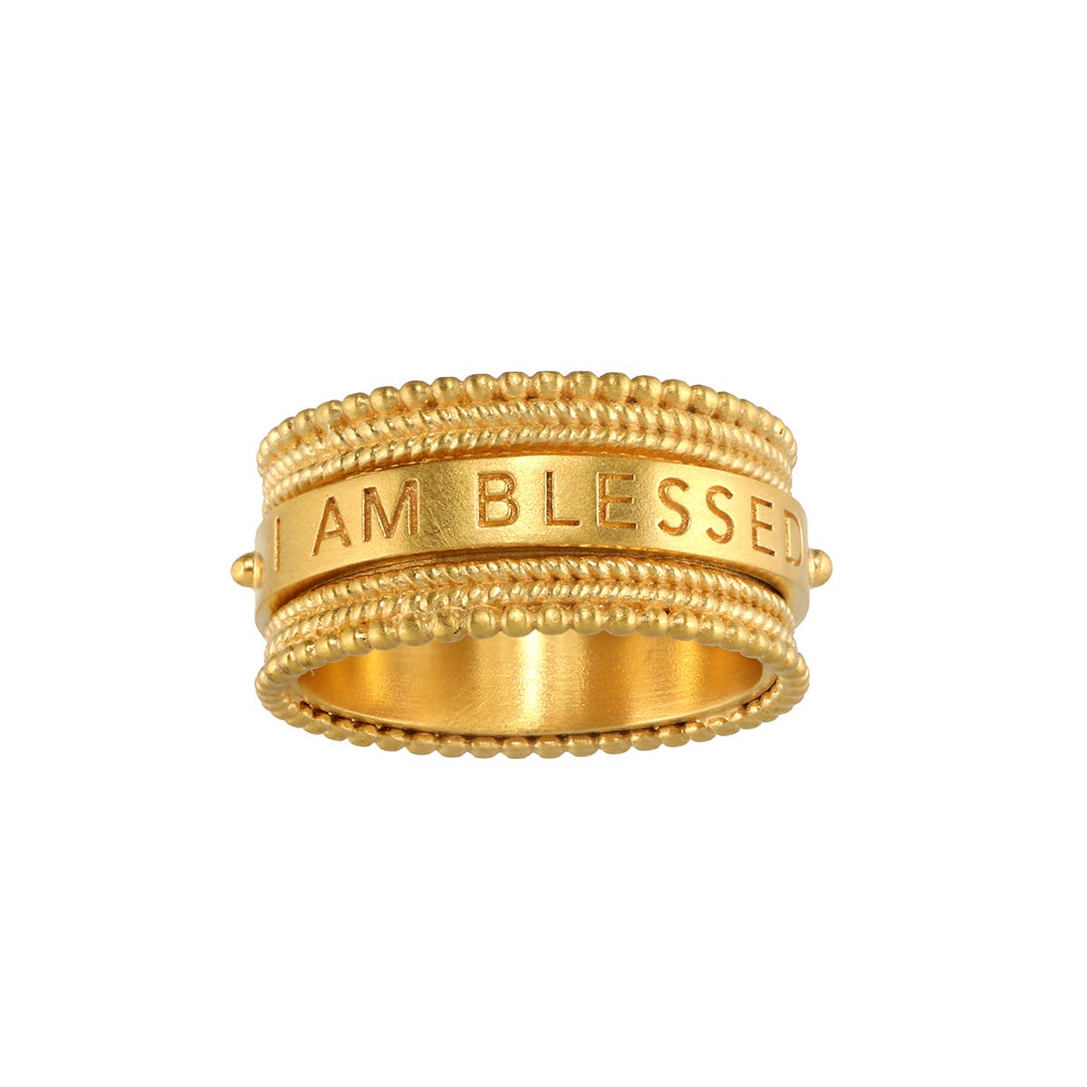 Blessings Mantra Spinning Ring ~ Sizes 6, 7, 8