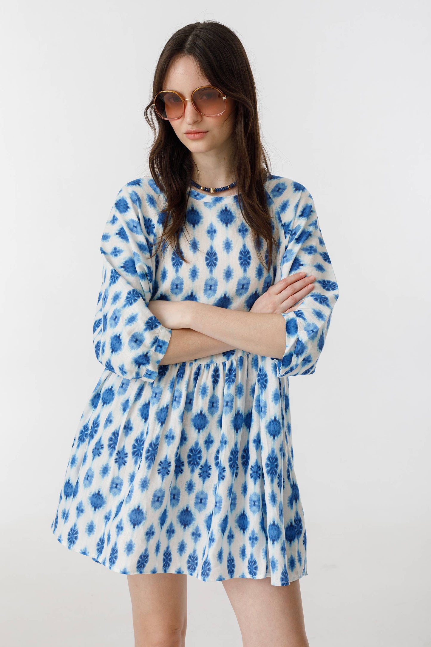 Alcala Dress - Hamptons Print
