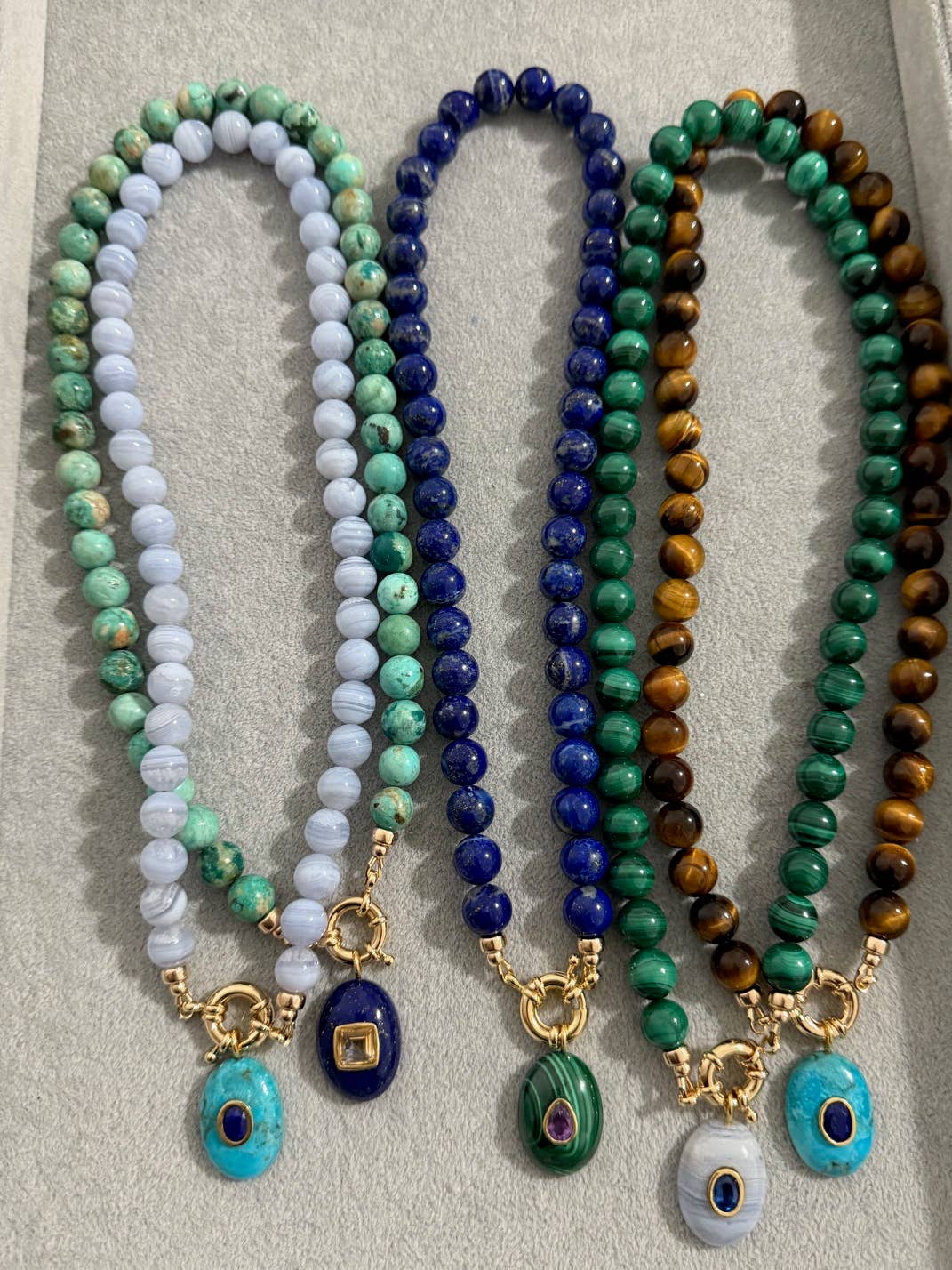 GALLERIA NECKLACE ~ Peruvian Turquoise Necklace