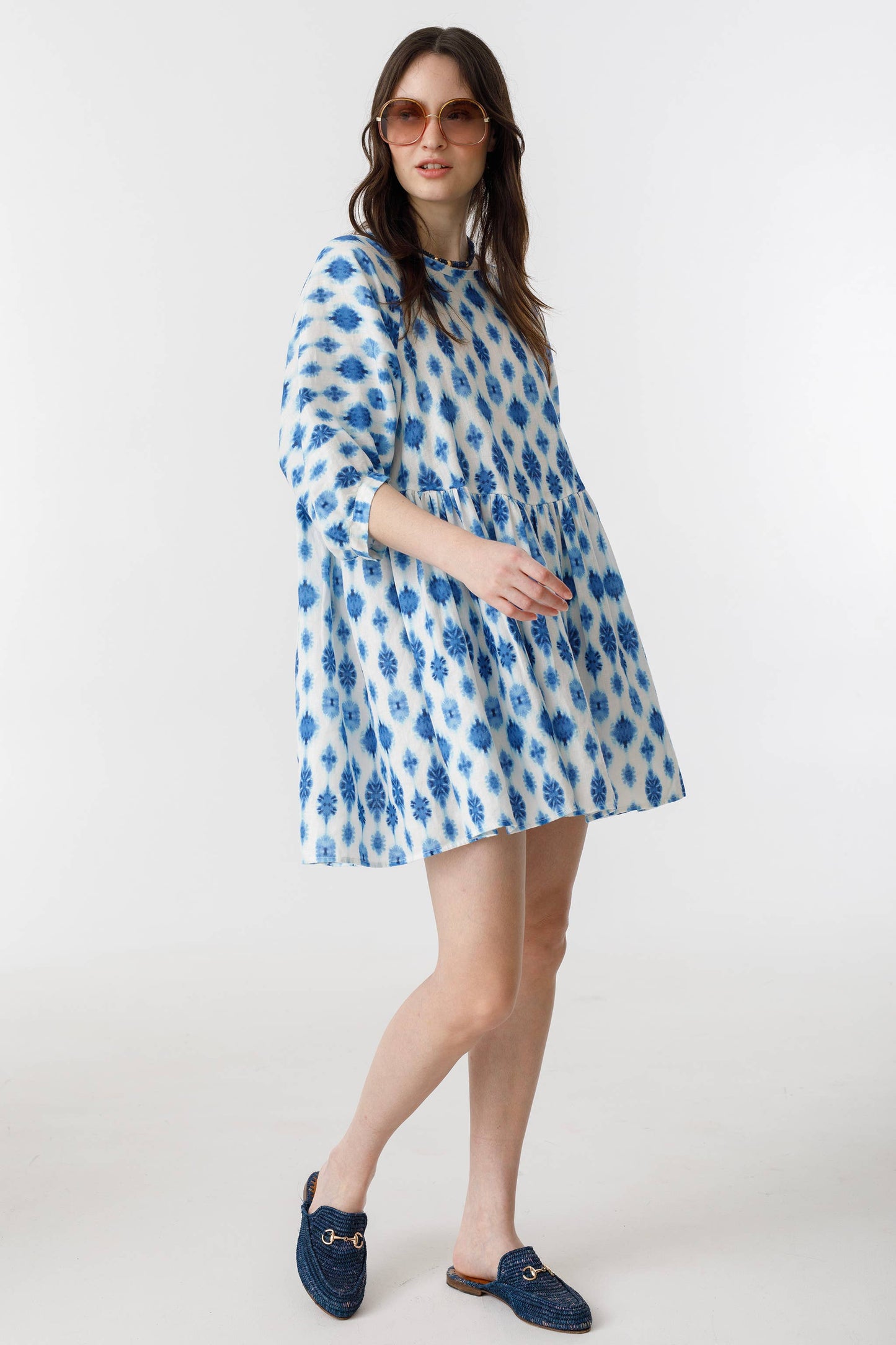 Alcala Dress - Hamptons Print