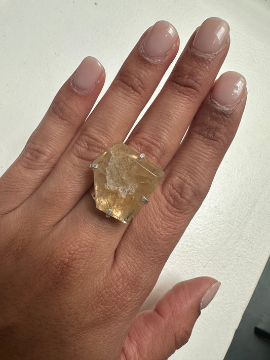 Triad Ring Citrine