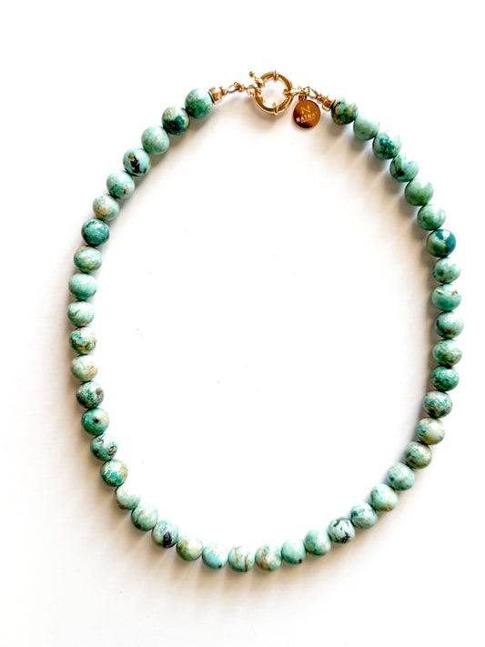 GALLERIA NECKLACE ~ Peruvian Turquoise Necklace