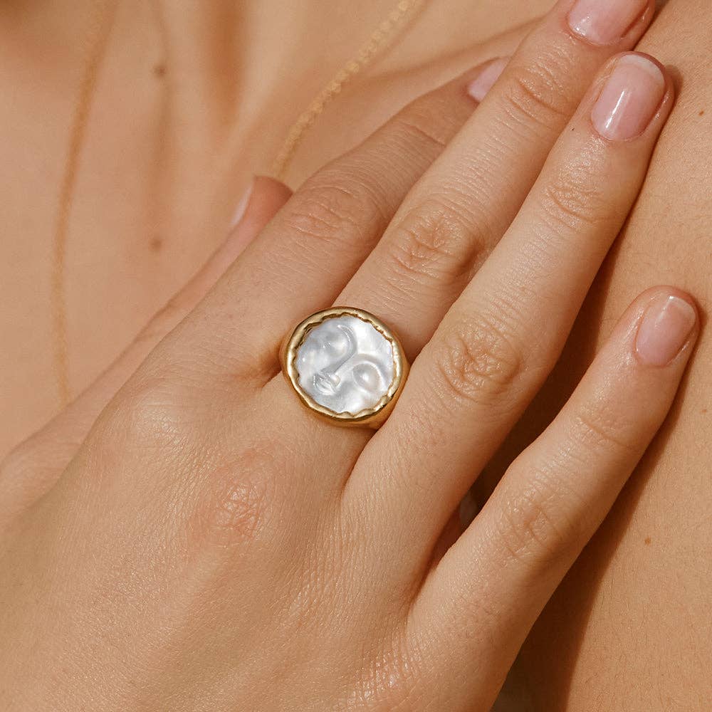 Hëna Ring | Jewelry Gold Gift Waterproof