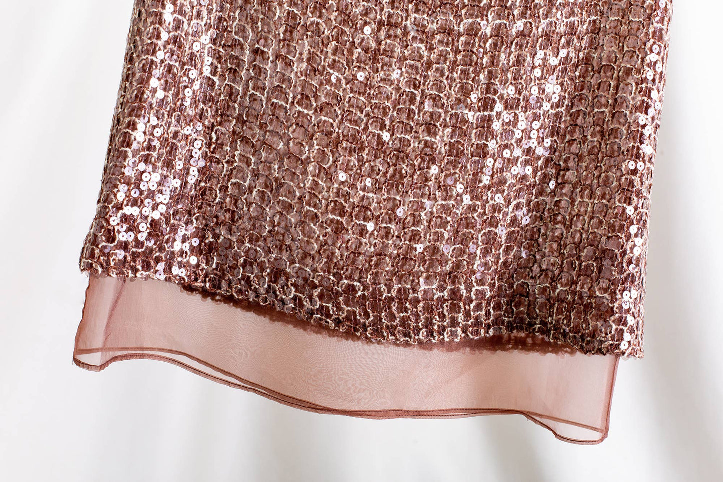 Silk Organza Sequin Sleeveless Luxury Summer Top