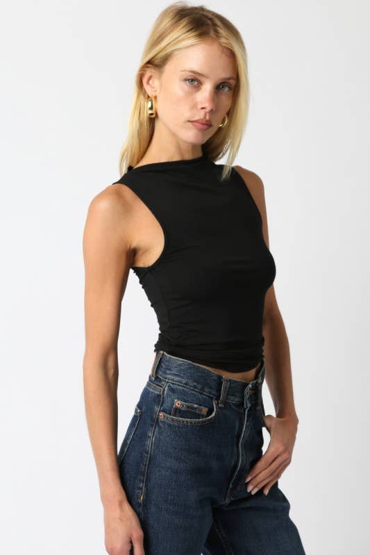 Mandy Mock Neck Tank