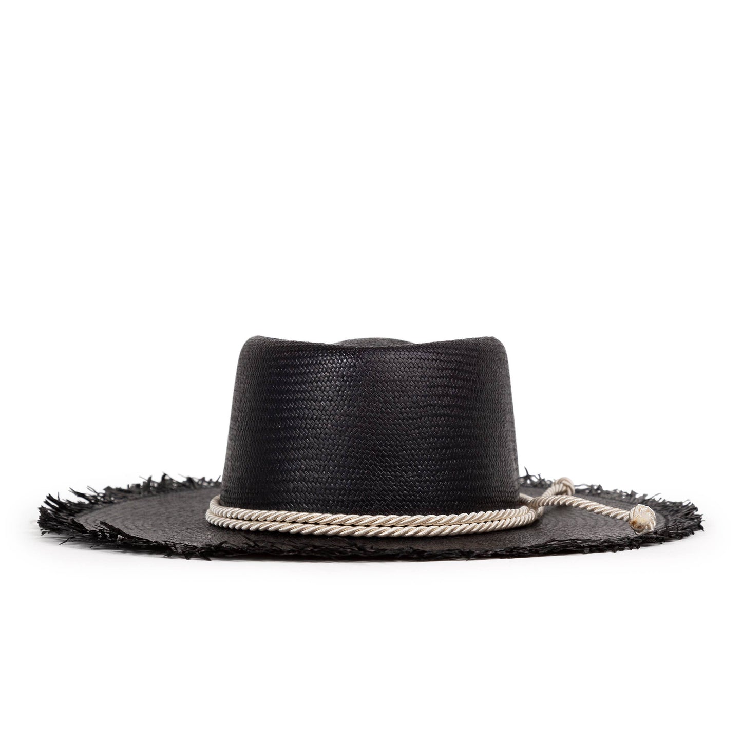 Playa Black -  Long Brim Loose Summer Straw Hat