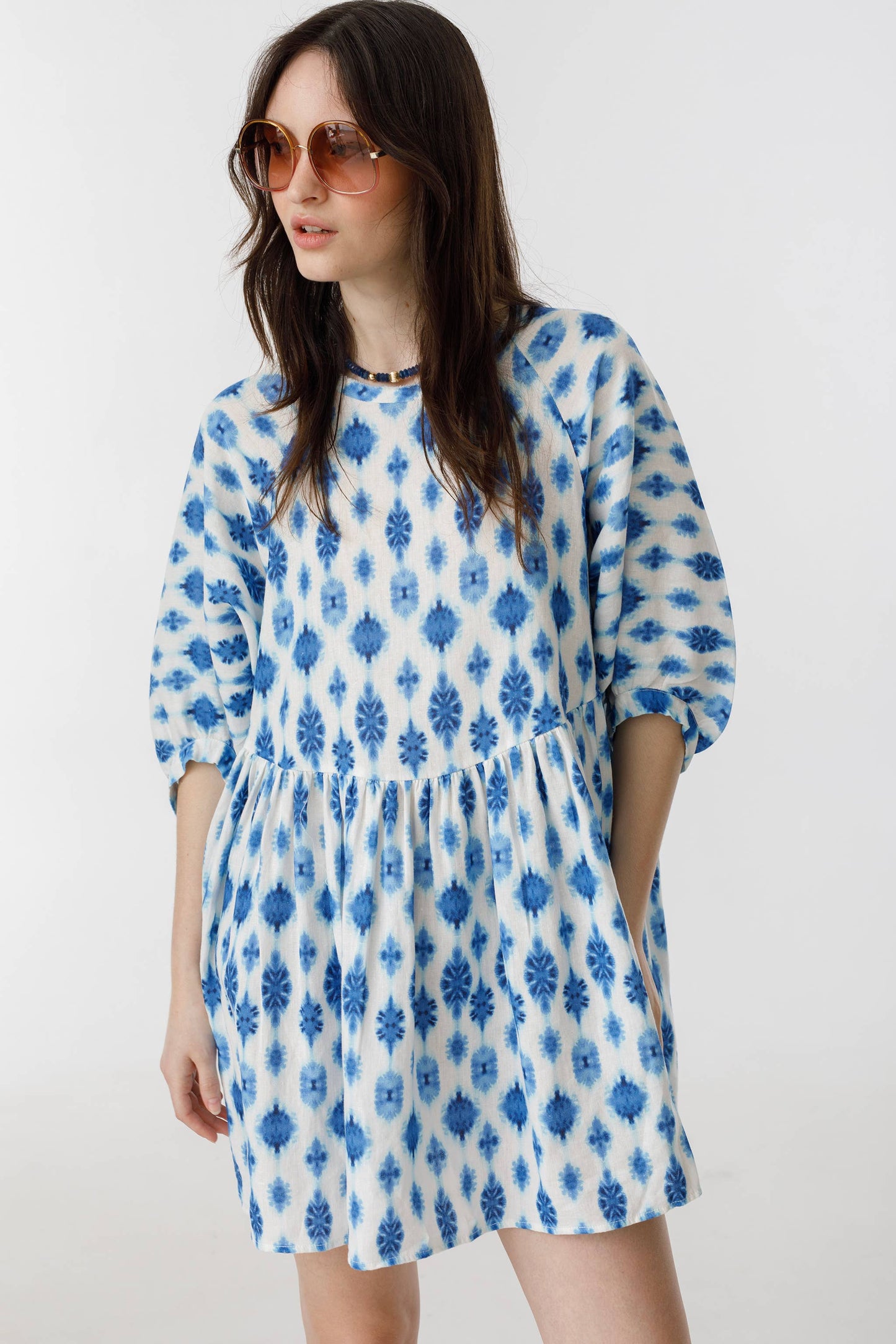 Alcala Dress - Hamptons Print